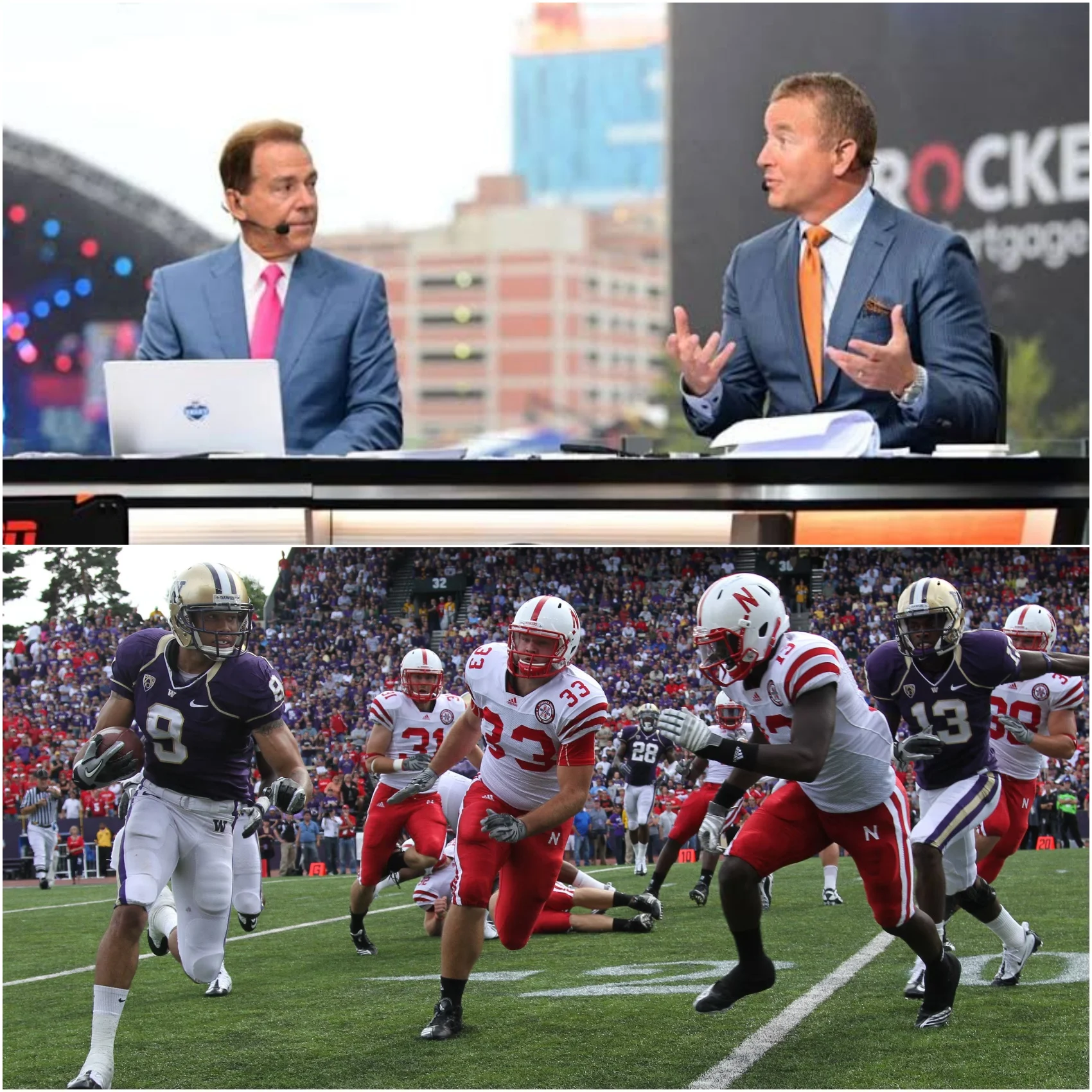 Cover Image for 🏈🔥 BREAKING NEWS: Nick Saban and Kirk Herbstreit Give Nebraska Cornhuskers Fans a Major Reason to Smile During Bye Week — One Bold Message Has Husker Nation Believing Again!