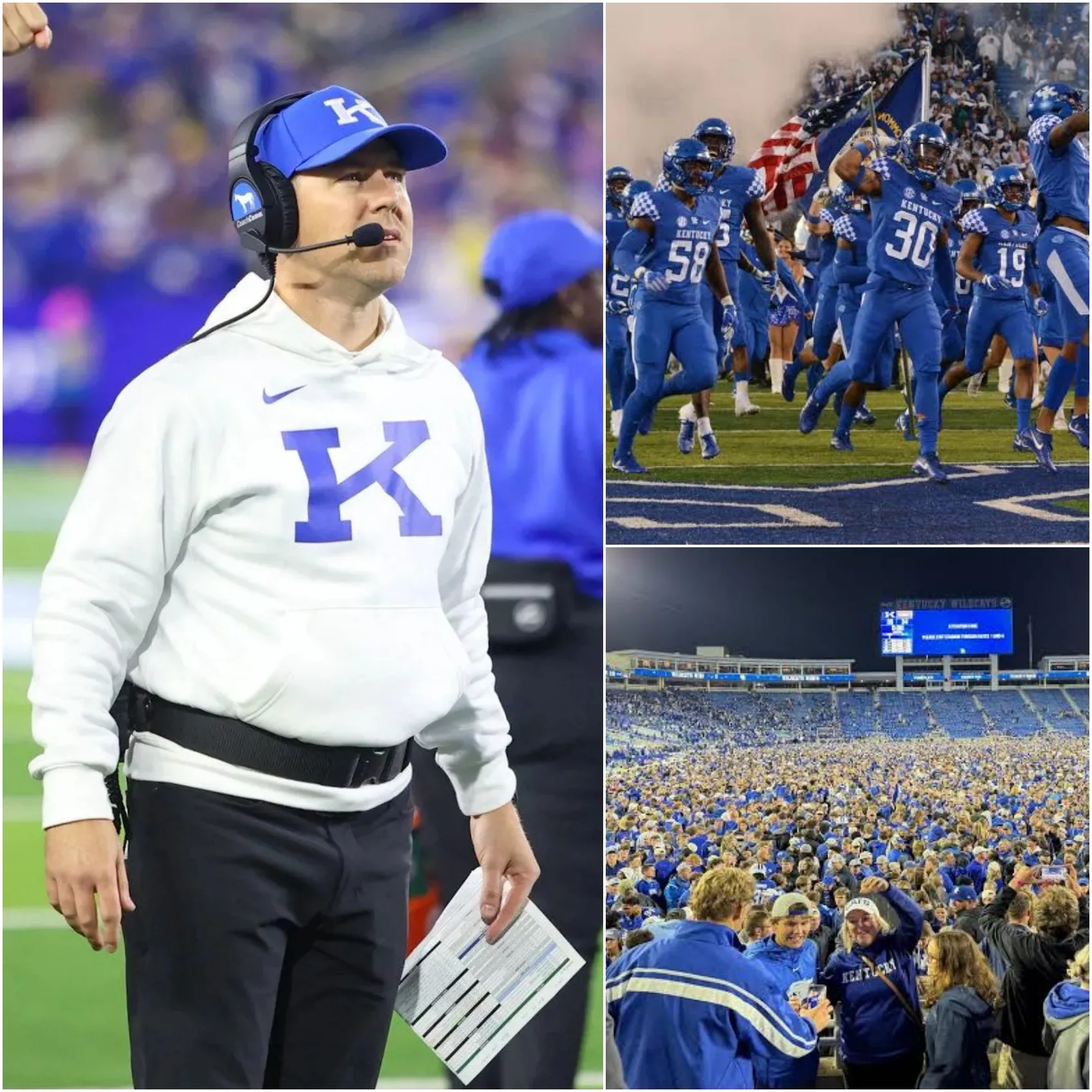 Cover Image for 🔥 “TEN WORDS THAT LEFT KENTUCKY SILENT” — HEAD COACH WILL STEIN’S POWERFUL MESSAGE AFTER A THRILLING 35–34 VICTORY OVER LSU TIGERS 🏈💙