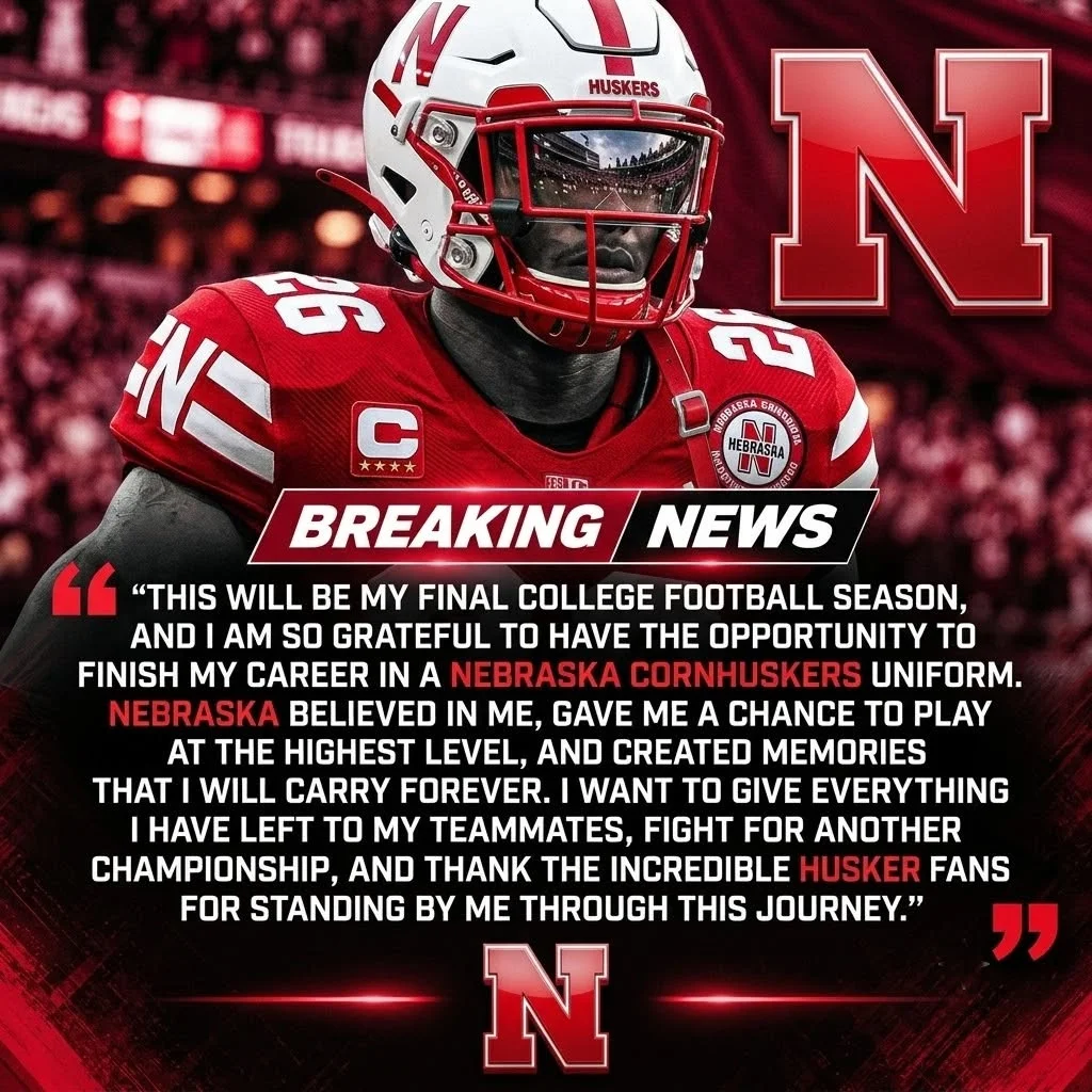 Cover Image for 💔🏈 Nebraska Cornhuskers Defensive Star Mac Markway Makes Emotional Announcement That 2026 Will Be His Final College Football Season — A Heartbreaking Goodbye That Touches Husker Nation! ❤️🤍