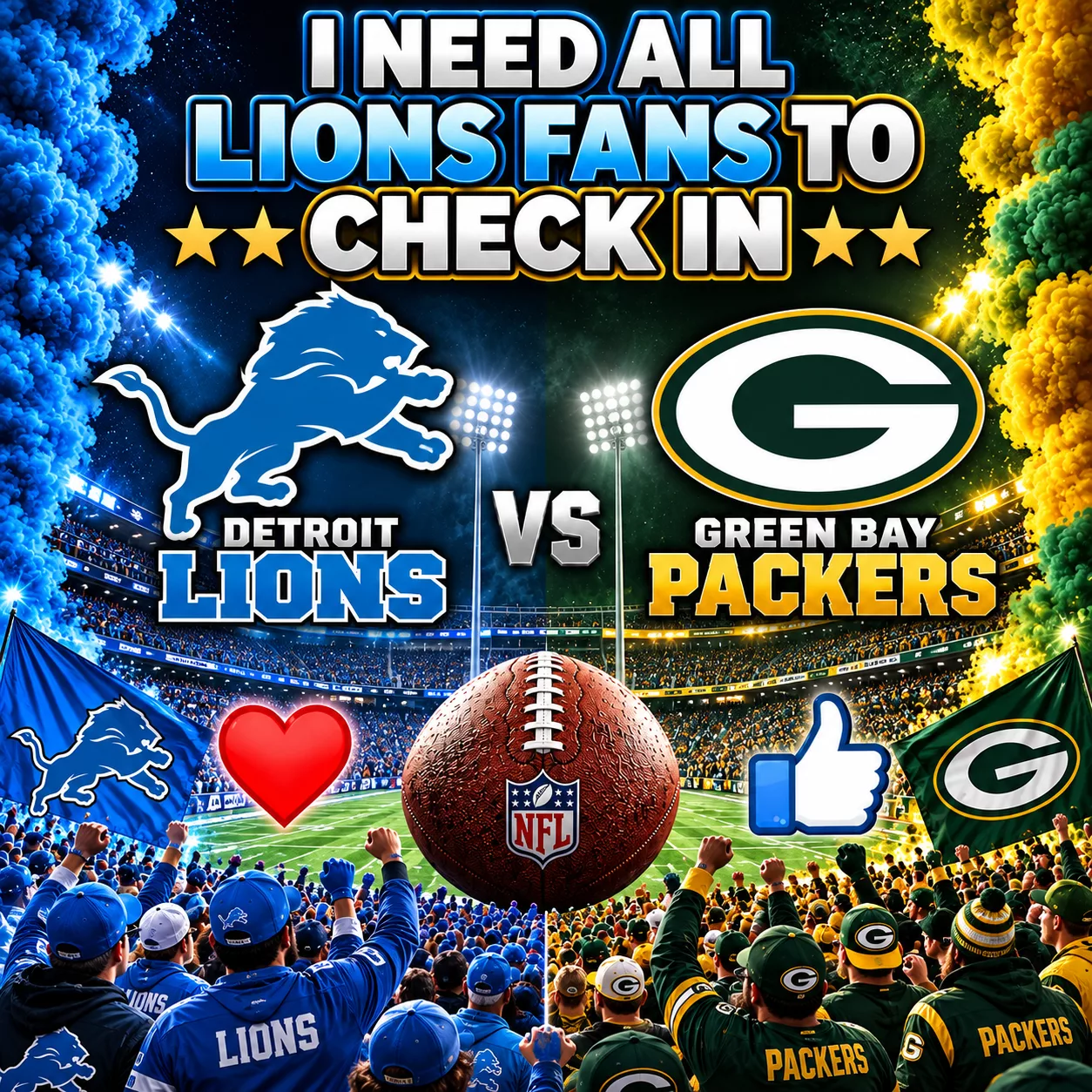 Cover Image for 🚨🔥 MUST-WATCH ALERT: 🏈 DETROIT LIONS CLASH WITH GREEN BAY PACKERS — NFL Kickoff Time, Weather Forecast, TV Channel & How to Watch Live Online!