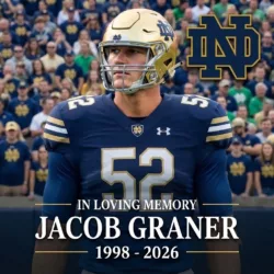 NOTRE DAME FIGHTING IRISH MOURN THE TRAGIC PASSING OF BELOVED TEAM MEMBER JACOB FRANER AT AGE 28