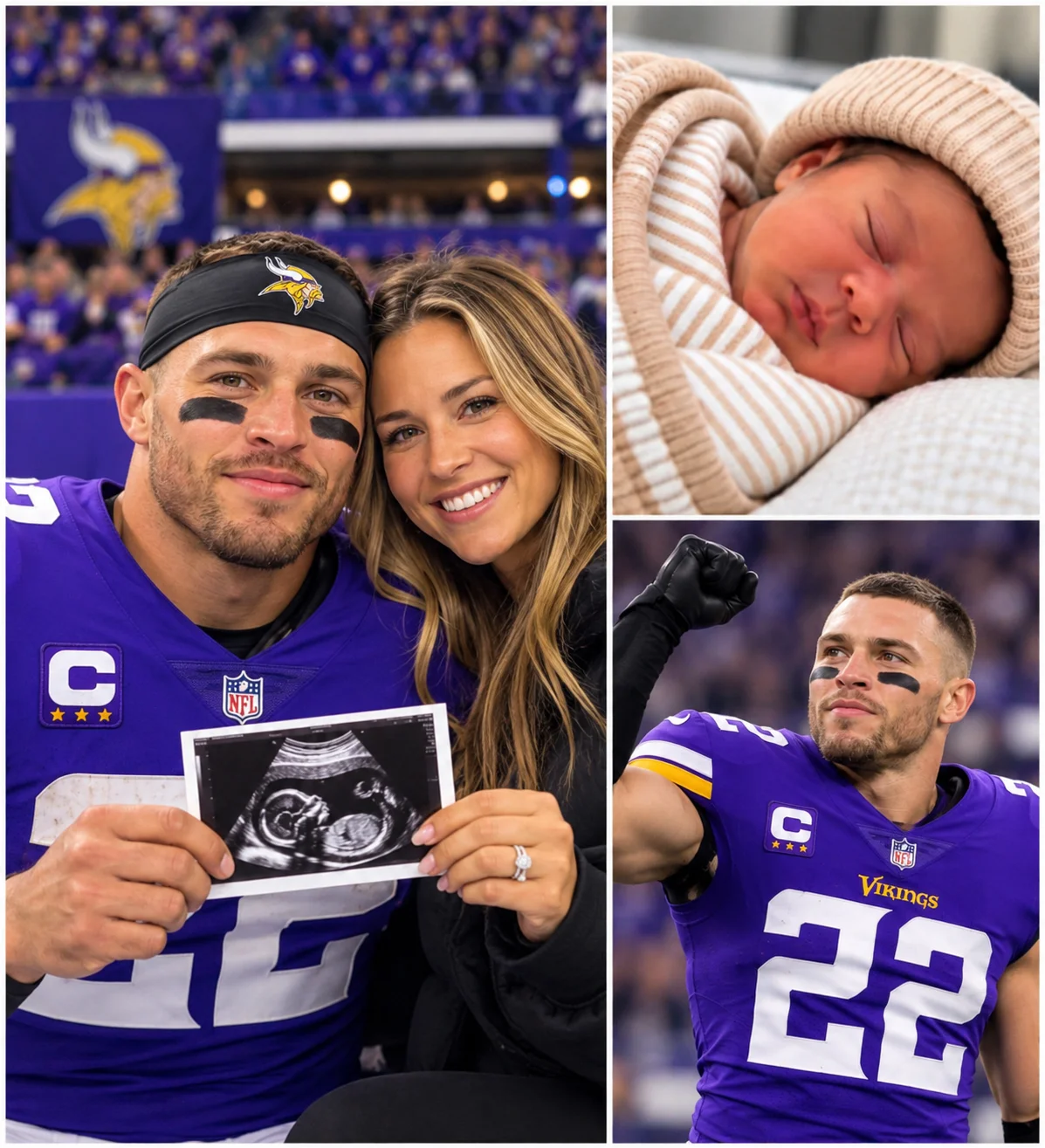 Cover Image for đâ¤ď¸ HEARTWARMING FAMILY STORY: Minnesota Vikings Legend Harrison Smith Celebrates a Beautiful New Chapter â And the Babyâs Special Name Carries a Meaning That Touches the Heart