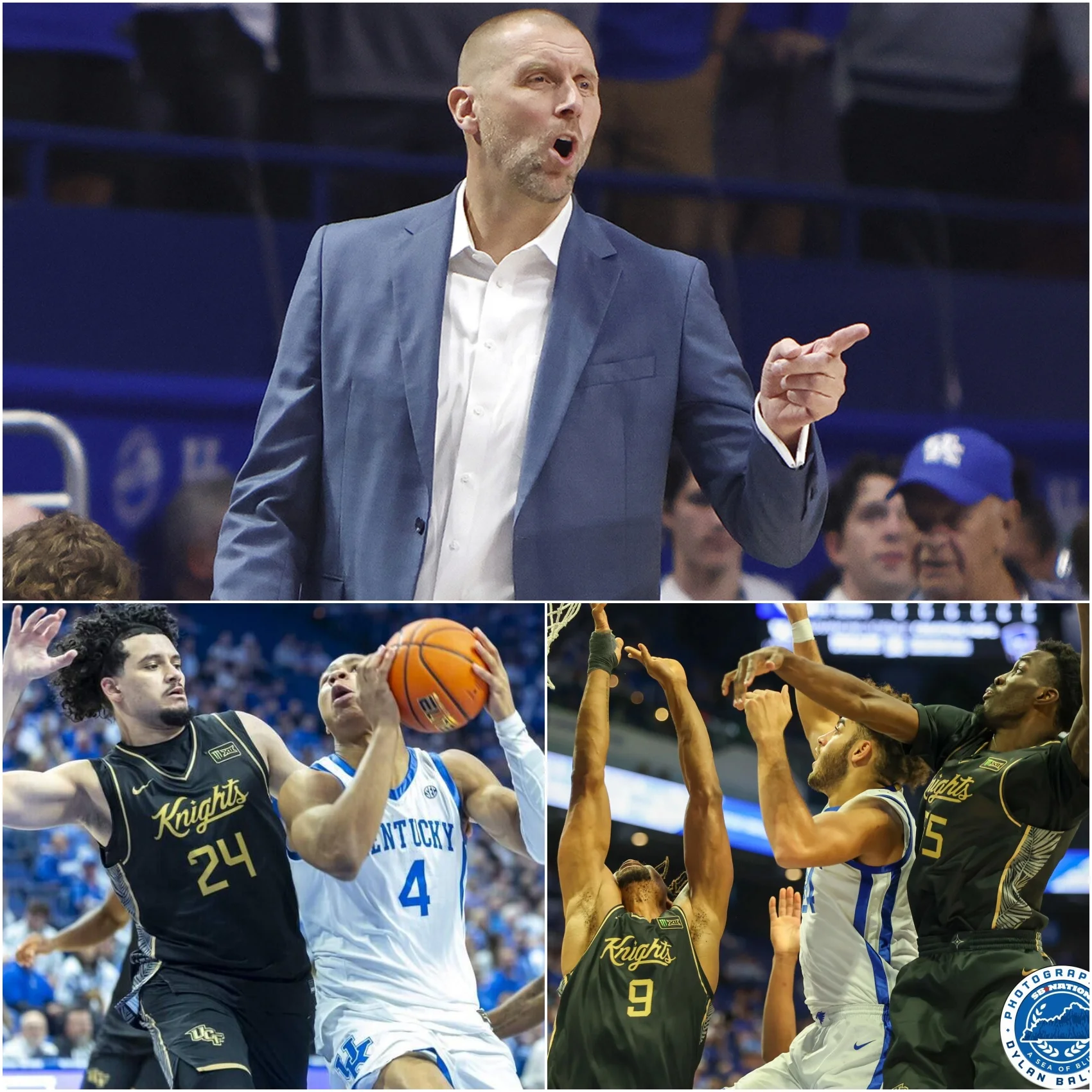 Cover Image for 🚨🏀 Mark Pope’s Kentucky Wildcats Defeat UCF 90–76 in Overtime as Questions About Physical Play, Officiating and Sportsmanship Fuel a Heated Postgame Debate! 🔥💙