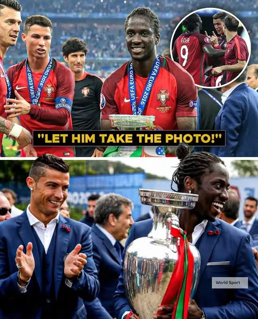 Cover Image for 👑🇵🇹 QUANDO UM VERDADEIRO CAPITÃO SABE EXATAMENTE QUEM MERECE O HOLOFOTE… Cristiano Ronaldo tinha todos os motivos para ser o centro das atenções. Afinal, ele era o capitão de Portugal na noite histórica da EURO 2016. Mas, durante a celebração, CR7 protagonizou um gesto que muitos torcedores jamais esqueceram. 🥹🏆 Em vez de guardar os holofotes para si, Ronaldo fez questão de colocar Éder em destaque — o homem que marcou o gol decisivo na prorrogação e escreveu seu nome na história do futebol português. Por alguns segundos, o capitão deixou a taça e a glória pessoal em segundo plano para homenagear o herói daquela noite. Sem ego. Sem competição. Apenas respeito. ❤️ Porque um verdadeiro líder não apenas levanta troféus… Ele também levanta aqueles que lutaram ao seu lado. 🇵🇹🐐