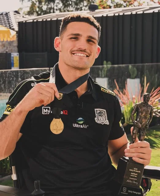 Cover Image for 🚨🏆 BREAKING: NATHAN CLEARY CROWNED THE 2026 DALLY M PLAYER OF THE YEAR — A HUGE MOMENT FOR THE PANTHERS SUPERSTAR! 🐾🔥  Congratulations to Nathan Cleary, who is set to wake up this morning with one of rugby league’s most prestigious individual honours attached to his name — the 2026 Dally M Player of the Year!  For the Penrith Panthers superstar, this is more than just another award. It is recognition of the talent, leadership and determination that have made him one of the most talked-about players in the NRL.  But what makes this achievement even more fascinating is the journey behind it. Through the pressure, the expectations and the relentless demands of elite rugby league, Cleary has continued to show why his name belongs among the game’s biggest stars.  His latest accolade is sure to spark debate among fans: has Nathan Cleary firmly established himself as the NRL’s standout player, or is there still more to come from the Panthers maestro?  One thing is certain — this is a moment Cleary and Panthers supporters will want to savour. 🏆💙  👇 Panthers fans, tell us: is Nathan Cleary the best player in the NRL right now?