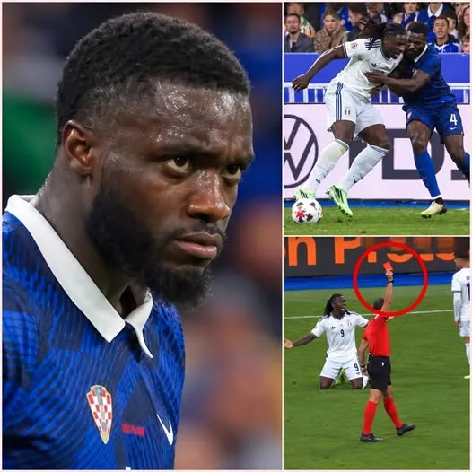Cover Image for 🚨🇫🇷 « CE N’ÉTAIT PAS UN CARTON ROUGE ! » — LE DOSSIER UPAMECANO PREND UNE TOURNURE INATTENDUE… 😳  L’expulsion de Dayot Upamecano après le match nul 1-1 face à l’Italie continue de faire parler, alors qu’une nouvelle polémique aurait éclaté autour de la décision arbitrale.  Selon les affirmations qui circulent, le défenseur français aurait vivement contesté son expulsion, estimant la sanction disproportionnée et susceptible d’avoir changé le cours de la rencontre.  Mais ce qui intrigue encore davantage les supporters concerne la suite. 👀  Une supposée décision de l’UEFA aurait rapidement fait monter la tension, avec une sanction présentée comme particulièrement sévère visant Upamecano et la Fédération Française de Football.  Que s’est-il réellement passé après le match ?  Simple controverse arbitrale… ou affaire bien plus importante ?  Les détails restent à confirmer, mais une chose est certaine : cette histoire est loin d’être terminée. 🔥🇫🇷