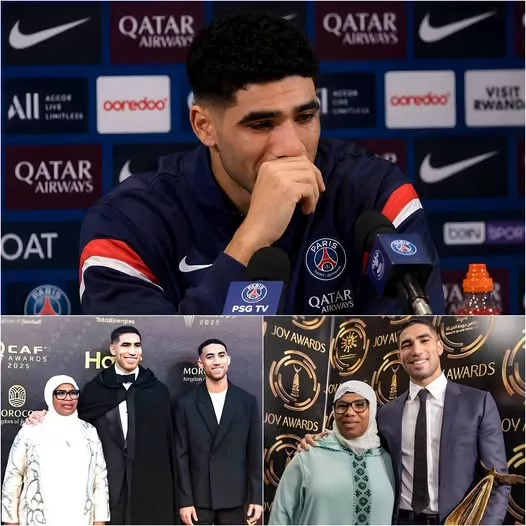 Cover Image for 🚨💔 TRISTE NOUVELLE AU PSG : ACHRAF HAKIMI PREND LA PAROLE, LES SUPPORTERS S’INTERROGENT ! 😢⚽  Une déclaration attribuée à Achraf Hakimi suscite de nombreuses interrogations chez les supporters du Paris Saint-Germain. Selon un message qui circule, le joueur aurait évoqué une situation particulièrement douloureuse, provoquant une vague d’émotion et de soutien.  Mais que s’est-il réellement passé ? 👀  Les spéculations se multiplient, notamment autour de sa famille, tandis que les fans cherchent à comprendre l’origine de cette inquiétude. Pourtant, aucun détail précis sur cette prétendue annonce n’est fourni dans le texte initial, et les faits restent à vérifier.  Derrière les titres alarmants, une question demeure : Hakimi a-t-il réellement fait une déclaration publique, et quel en était le contenu exact ?  💔 Avant de tirer des conclusions, il faut connaître les faits. Que révèle réellement cette histoire ?