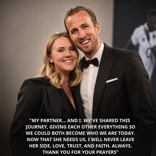 Cover Image for 🥹❤️ “I COULDN’T HAVE DONE IT WITHOUT YOU…” — HARRY KANE’S EMOTIONAL WORDS LEAVE EVERYONE SPEECHLESS  Harry Kane reportedly delivered an incredibly emotional message to his wife, Katie, during an intimate family gathering — and what happened next left those in the room visibly moved.  Away from stadiums, trophies and the pressure of football, Kane opened up about the person who stood beside him through the hardest moments of his extraordinary journey.  His voice reportedly became emotional as he reflected on sacrifice, family, countless years of support and the moments nobody sees behind the spotlight.  Then came the words that reportedly silenced the entire room… ❤️  Katie held his hand as emotions took over.  But what exactly did Kane say that made the moment so unforgettable?  And why are fans calling it one of the most touching moments of his life? 👀