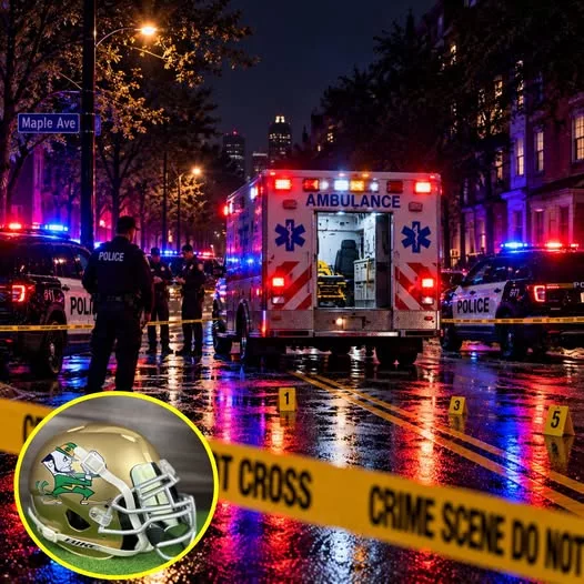 Cover Image for BREAKING: Notre Dame Fighting Irish Football Star Shot Multiple Times and Pronounced Dead at the Scene.