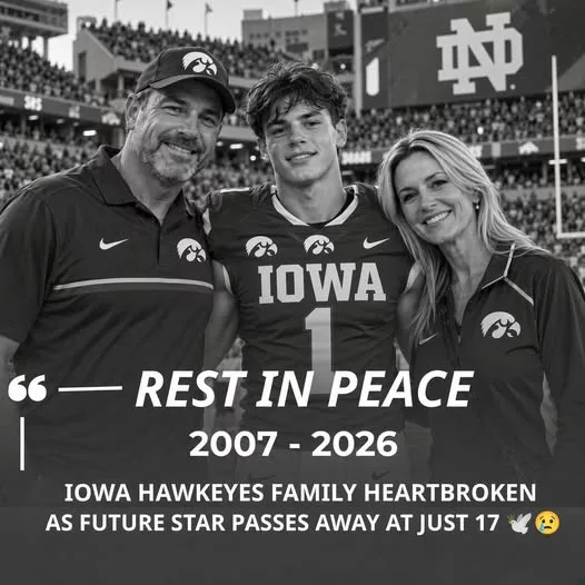 Cover Image for 🚨 SAD NEWS: Iowa Hawkeyes Family Heartbroken as Future Star Passes Away at Just 17 💔🕊️