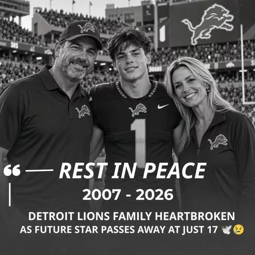Cover Image for 🚨 SAD NEWS: Detroit Lions Family Heartbroken as Future Star Passes Away at Just 17 💔🕊️