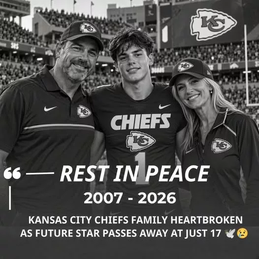 Cover Image for 🚨 SAD NEWS: Kansas City Chiefs Family Heartbroken as Future Star Passes Away at Just 17 💔🕊️