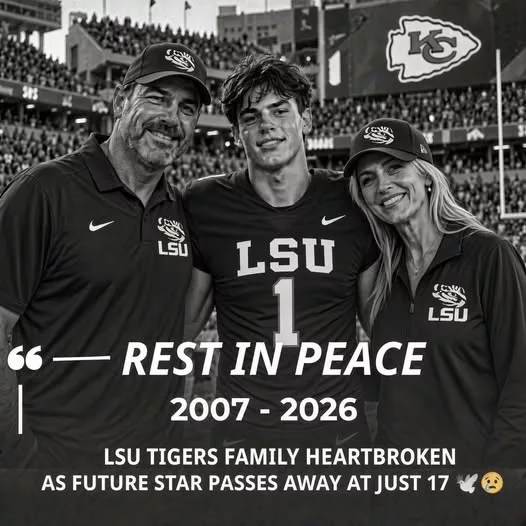 Cover Image for 🚨 SAD NEWS: LSU Tigers Family Heartbroken as Future Star Passes Away at Just 17 💔🕊️