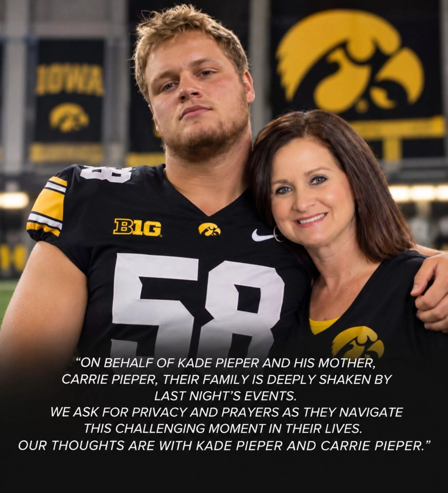 Cover Image for HEARTBREAK ACROSS THE COLLEGE FOOTBALL WORLD: Carrie Pieper Shares Emotional Reflections About Her Son, Kade Pieper