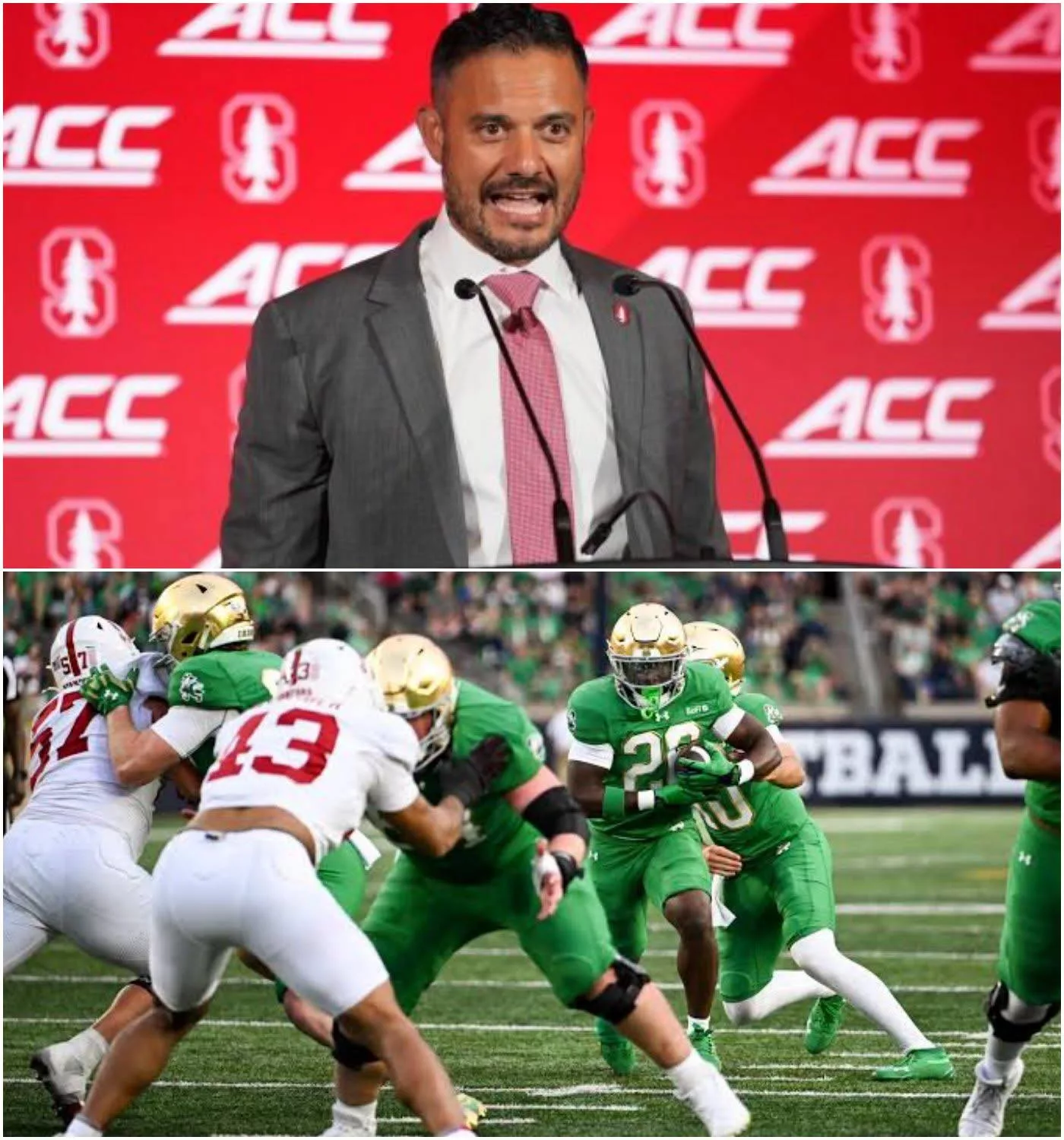 Cover Image for BREAKING NEWS: Tavita Pritchard has accused the referees of accepting bribes from the Notre Dame Fighting Irish