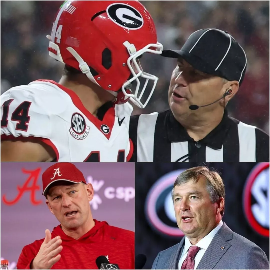 Cover Image for 🚨 Kalen DeBoer Erupts After Georgia’s Controversial 20–17 Victory Over Alabama — Kirby Smart Fires Back With A Cold 12-Word Statement