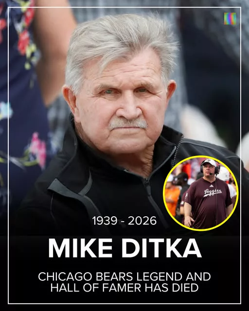 Cover Image for 🚨 SAD NEWS: Hall of Fame Football Legend Mike Ditka Remembered by Texas A&M Aggies Community — Head Coach Mike Elko’s Program Reflects on an Extraordinary Legacy 💔🕊️