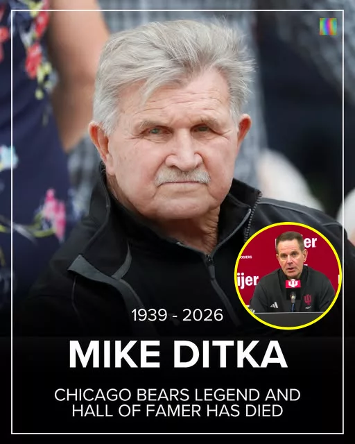 Cover Image for 🚨 SAD NEWS: Football Legend Mike Ditka Remembered by the Indiana Hoosiers Community — Hall of Fame Coach Leaves an Unforgettable Legacy 💔🕊️