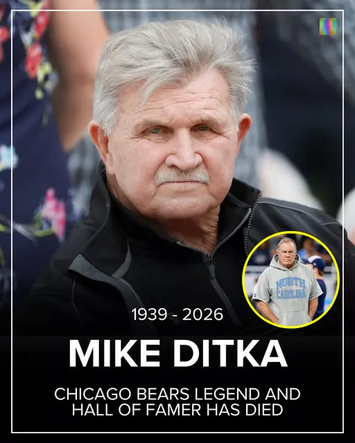 Cover Image for 🚨 SAD NEWS: Hall of Fame Football Legend Mike Ditka Remembered Across America — North Carolina Tar Heels and Head Coach Bill Belichick’s Program Reflect on His Extraordinary Legacy 💔🕊️
