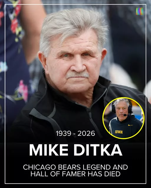 Cover Image for 🚨 SAD NEWS: Hall of Fame Football Legend Mike Ditka Remembered Across America — Iowa Hawkeyes and Head Coach Kirk Ferentz’s Program Reflect on His Extraordinary Legacy 💔🕊️