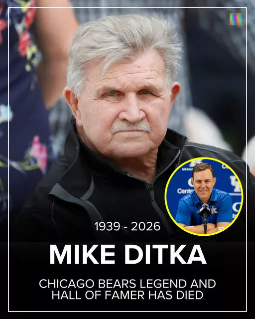 Cover Image for 🚨 SAD NEWS: Hall of Fame Football Legend Mike Ditka Remembered Across America — Kentucky Wildcats and Head Coach Will Stein’s Program Reflect on His Extraordinary Legacy 💔🕊️