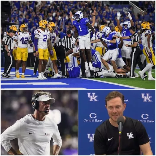 Cover Image for 🚨 LANE KIFFIN’S ALLEGED FURIOUS POSTGAME ATTACK SPARKS CONTROVERSY AFTER LSU’S 35–34 LOSS TO KENTUCKY — BUT WHAT DID WILL STEIN REALLY SAY?