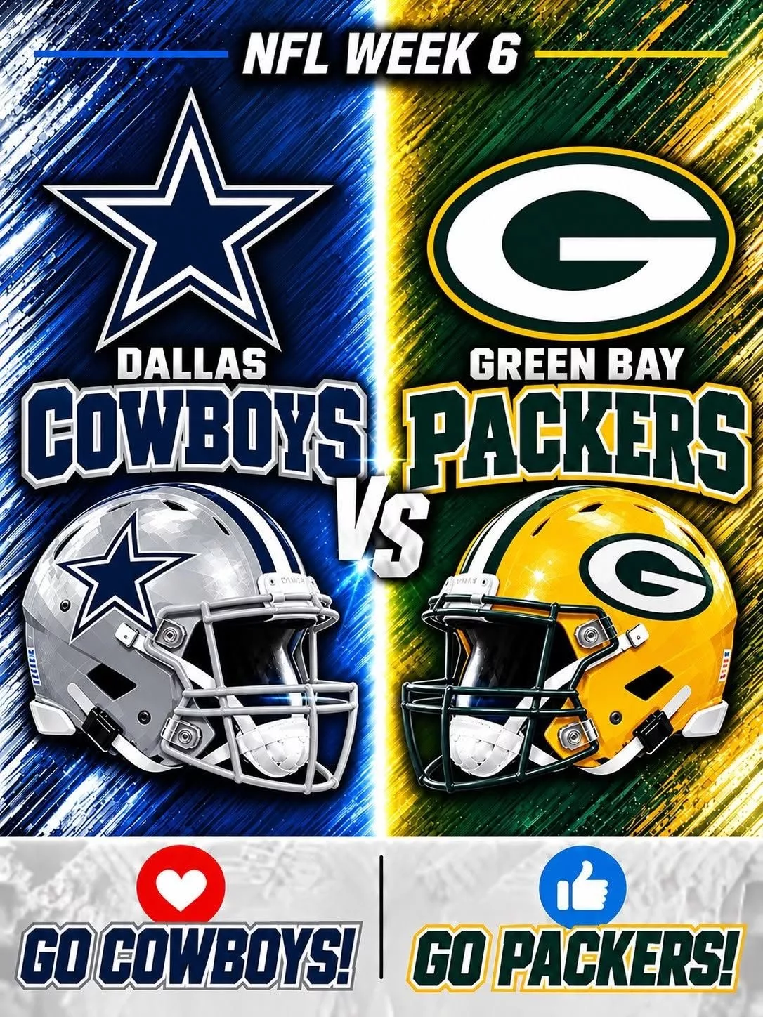 Cover Image for π¨ GAME TIME MOVED: Dallas Cowboys vs. Green Bay Packers Rescheduled β Important Info Below