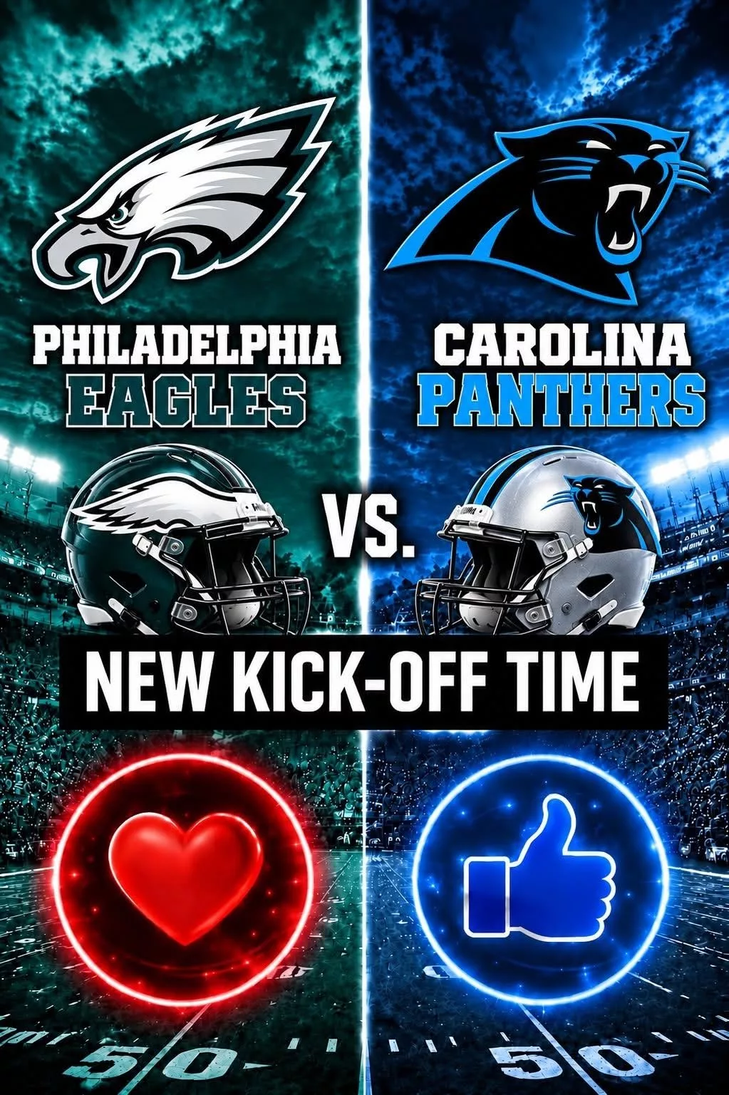 Cover Image for 🚨 🏈 OFFICIAL KICKOFF LOCKED: Philadelphia Eagles and Carolina Panthers Set for High-Stakes NFC Battle — Broadcast Schedule, Exact Date & Time, and Matchup Breakdown Revealed! 🦅⚡🐾🟢⚪🔵⚫🔥
