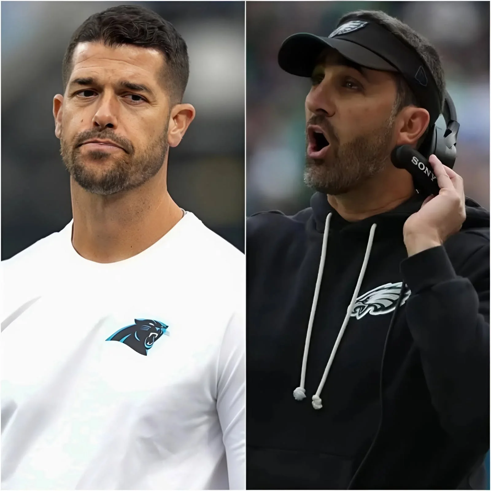 Cover Image for 🚨 🏈 POSTGAME NUCLEAR DETONATION IN CHARLOTTE: Dave Canales Explodes Blasting Eagles for “Dirty Hits and Broken Officiating” Despite 25–14 Victory — Nick Sirianni Steps Up and Decapitates Him With an Ice-Cold 11-Word Execution! 🦅⚡🐈⬛💙🖤💚🥊🔥💥