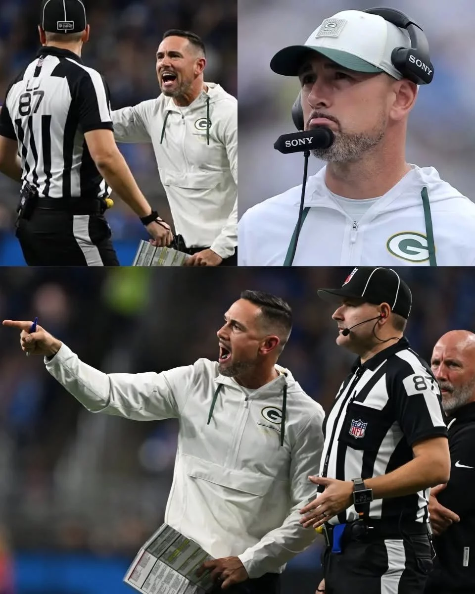 Cover Image for Green Bay Packers head coach Matt LaFleur breaks his silence on the controversial officiating call in the 20–17 loss to the Detroit Lions — and his furious reaction to a Packers overturned touchdown has sparked even more controversy…