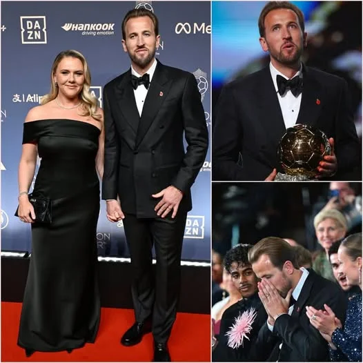 Cover Image for 🏆❤️ “THANK YOU FOR NEVER GIVING UP ON ME!” — HARRY KANE’S EMOTIONAL MOMENT WITH HIS WIFE LEAVES FANS SPEECHLESS! 💍😭  Imagine reaching the greatest moment of your football career, only to realize that the person you most want to thank is sitting right in front of you. In this emotional story, Harry Kane is said to have surprised his wife, Katie Goodland, shortly after receiving the 2026 Ballon d’Or.  According to the circulating account, Kane stepped forward, dropped to one knee, and presented Katie with a stunning diamond ring. But it wasn’t the jewelry that supposedly brought the room to tears — it was the heartfelt message behind the gesture.  Kane reflected on the pressure, painful defeats, and moments of self-doubt he had faced throughout his journey, while Katie remained his source of strength.  But was this touching moment real, or is it an unverified story spreading online? 👀❤️  Note: This account has not been independently verified. The 2026 Ballon d’Or ceremony and the reported proposal should not be presented as confirmed facts without reliable sources.