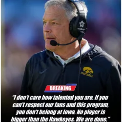 BREAKING NEWS: The Iowa Hawkeyes have permanently dismissed a star player, effective immediately,