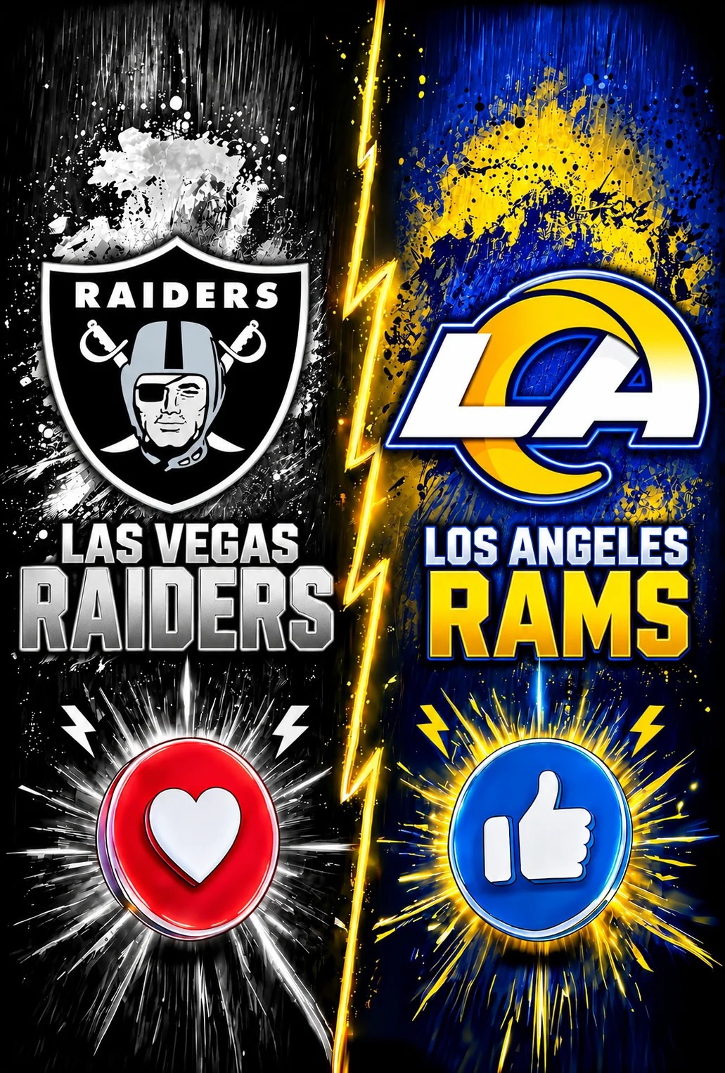 Cover Image for 🏈 HOW TO WATCH: Las Vegas Raiders vs. Los Angeles Rams — The Stage Is Set for a Massive NFL Showdown, Official Kickoff Time Confirmed, TV Coverage and Game Details Revealed! 🔥