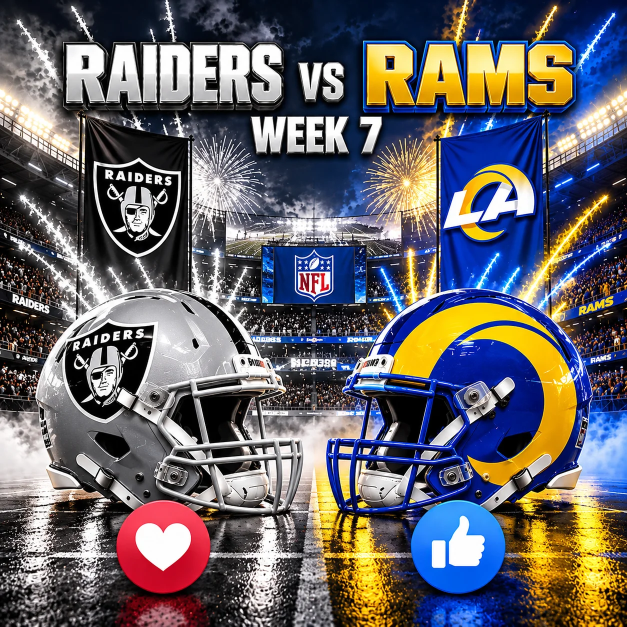 Cover Image for 🚨🏈 SCHEDULE UPDATE: Las Vegas Raiders vs. Los Angeles Rams — Kickoff Time, Game Details and Everything Fans Need to Know Ahead of a Highly Anticipated NFL Showdown! 🔥