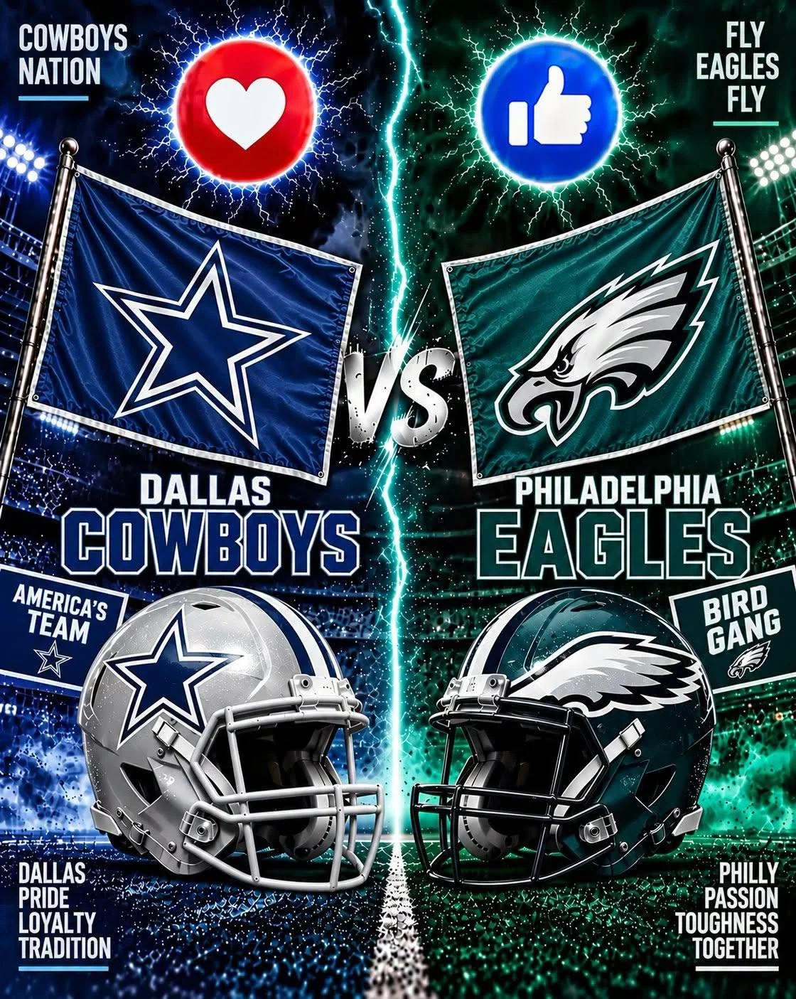 Cover Image for UST-WATCH ALERT: Dallas Cowboys Clash with Philadelphia Eagles in Massive NFC East Showdown at Lincoln Financial Field – Kickoff Time, Weather Forecast, TV Channel & How to Watch Live Online (tt)