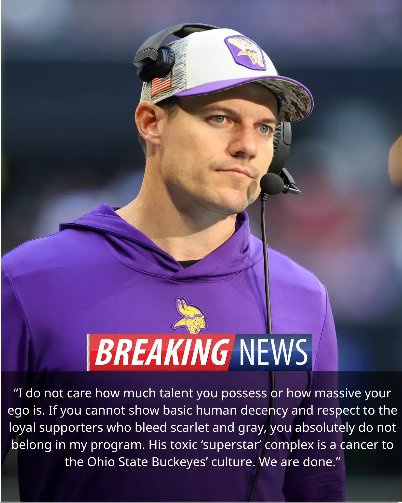 Cover Image for 🚨 BREAKING NEWS — : Minnesota Vikings Permanently Dismiss Justin Jefferson After Shocking Incident Involving 82-Year-Old Lifelong Fan