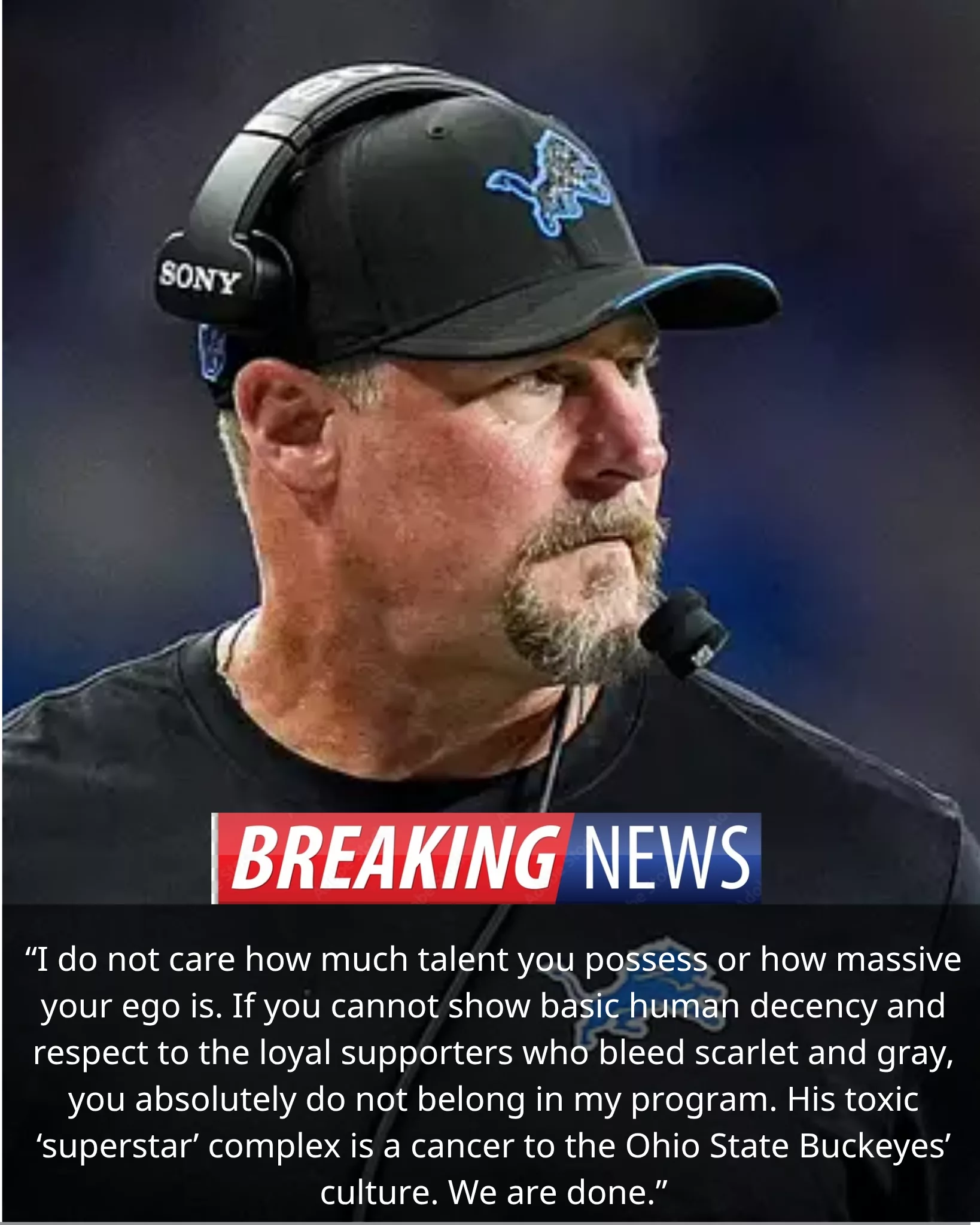 Cover Image for 🚨 BREAKING NEWS — : Detroit Lions Permanently Dismiss Amon-Ra St. Brown After Shocking Incident Involving 82-Year-Old Lifelong Fan