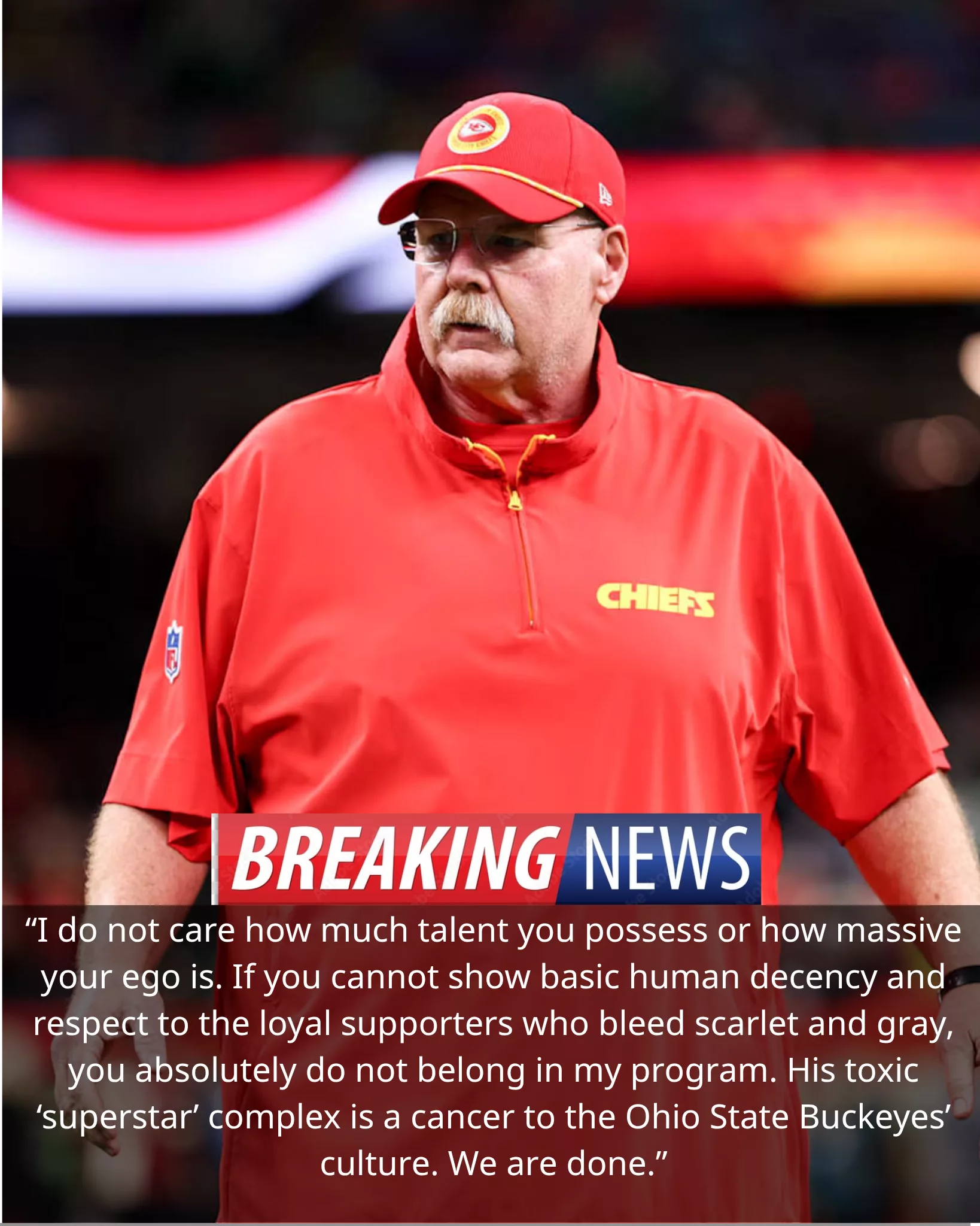 Cover Image for 🚨 BREAKING NEWS —: Kansas City Chiefs Permanently Dismiss Travis Kelce After Shocking Incident Involving 82-Year-Old Lifelong Fan