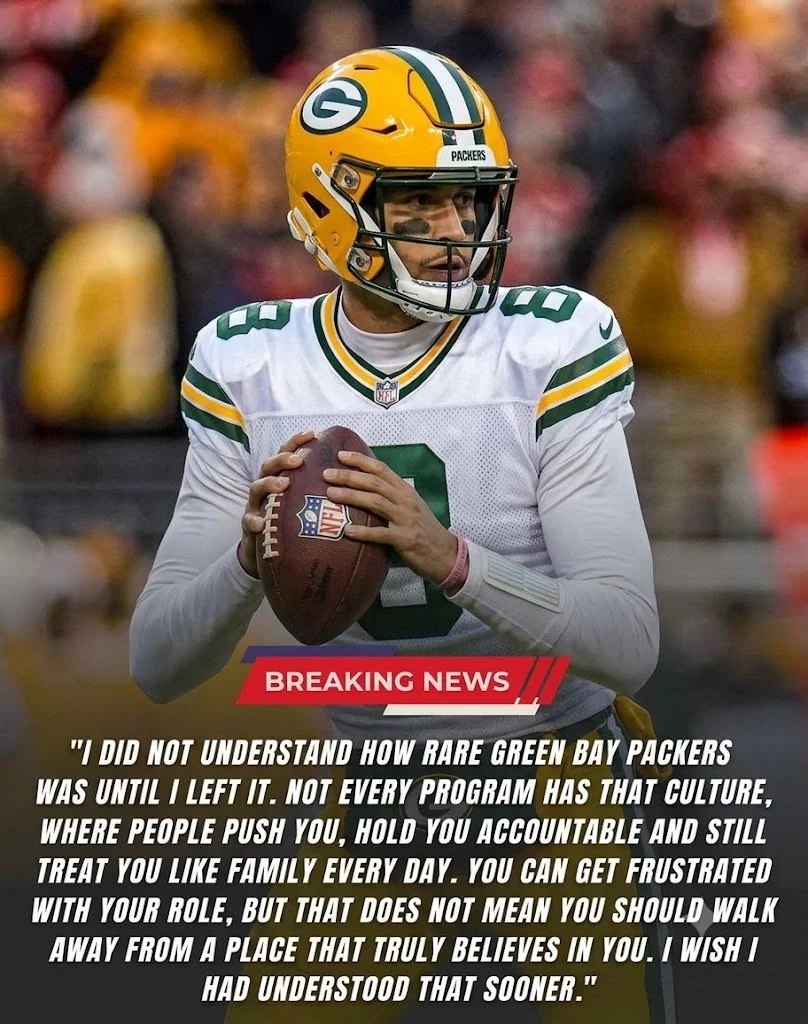 Cover Image for Former Packers Quarterback Regrets Leaving Green Bay and Urges Players to Think Carefully Before Moving