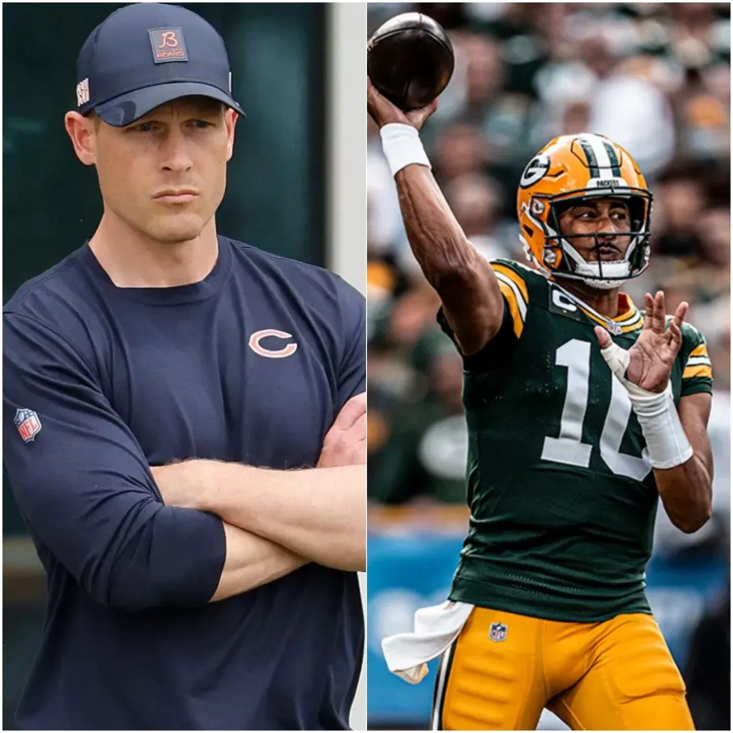 Cover Image for “He cheated!” Just seconds after the Chicago Bears suffered a crushing 7–31
