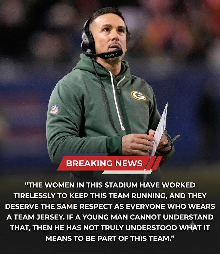 Cover Image for BREAKING: Green Bay Packers Release Rookie After Disrespectful Incident Involving Elderly Female Stadium Staff Member — Matt LaFleur Sends Powerful Message About “Respect Culture” in Green Bay