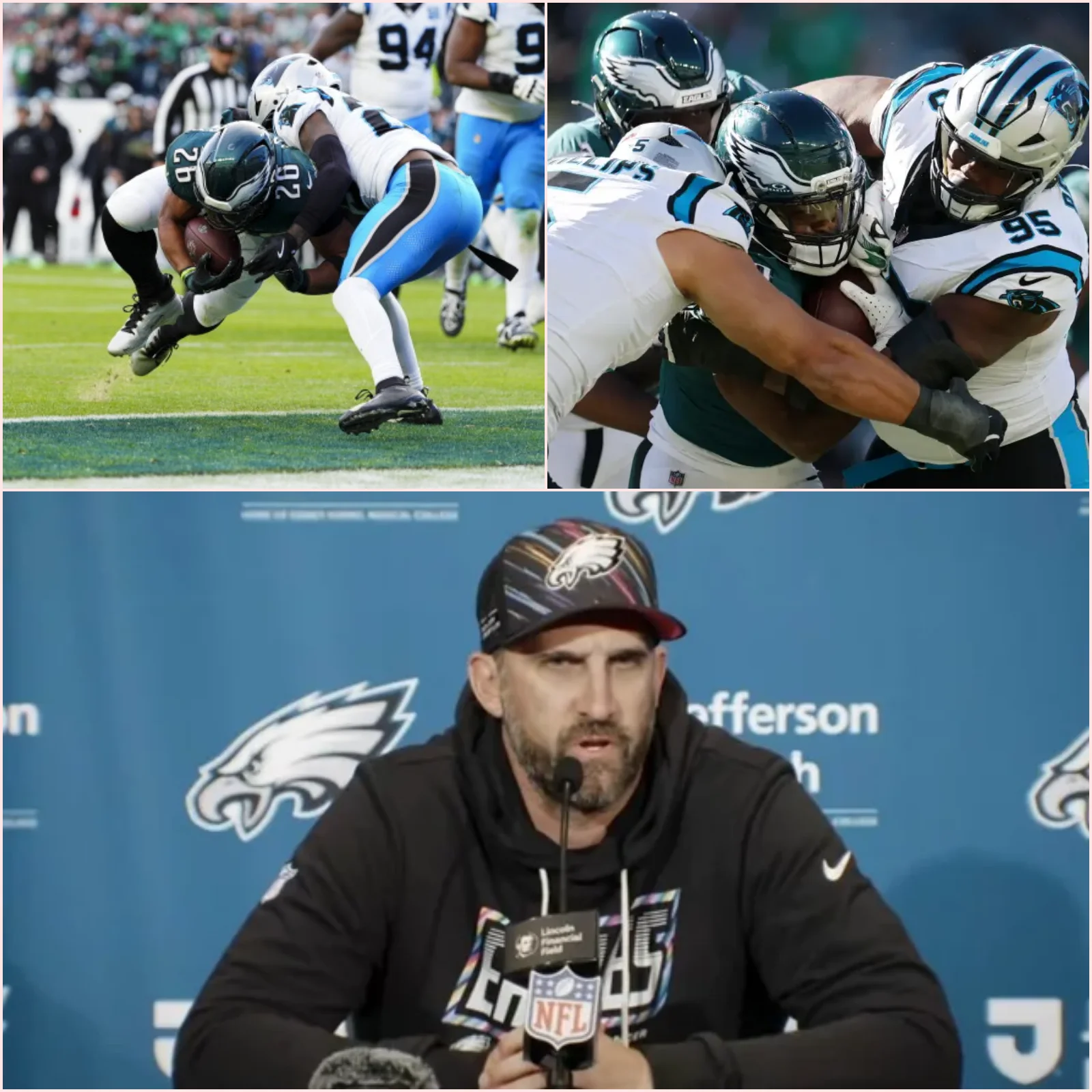 Cover Image for 🚨 Carolina Panthers Defeat Philadelphia Eagles 25–14 — But the Real Explosion Came After the Final Whistle!