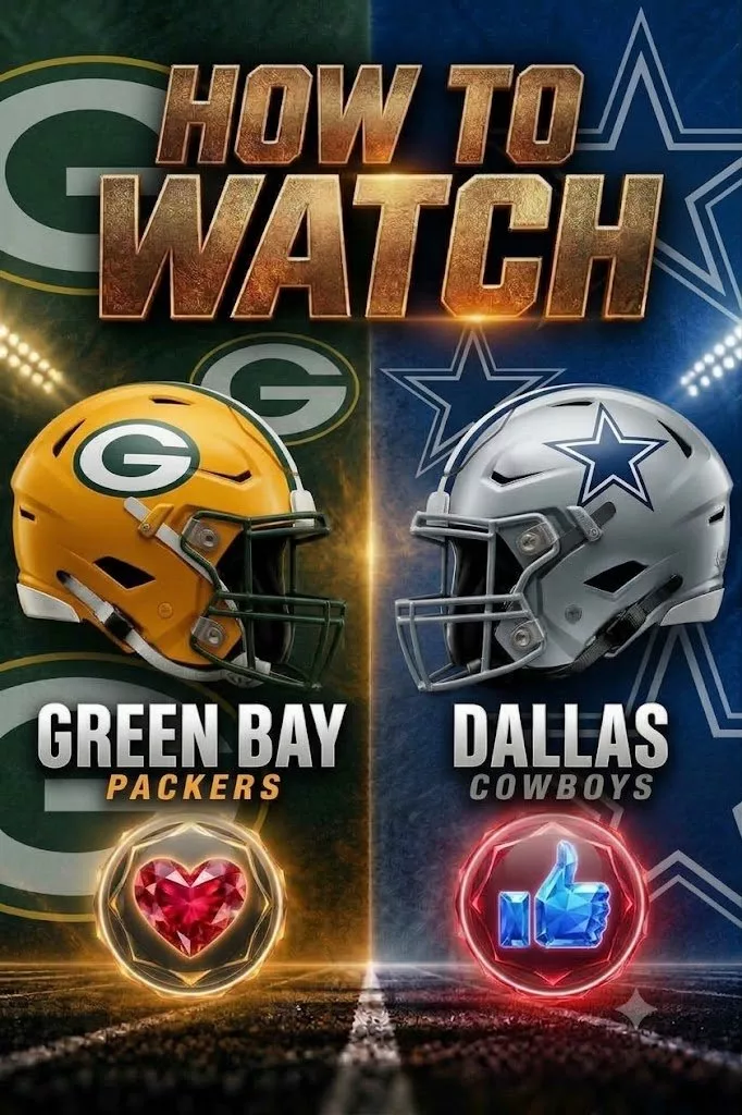 Cover Image for How to Watch: Dallas Cowboys vs. Green Bay Packers — Time, TV Channel, Streaming Info, and Everything You Need to Know