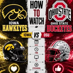 HOW TO WATCH: Iowa Hawkeyes vs. Ohio State Buckeyes — Game Time, TV Channel, Streaming Info, and Everything You Need to Know