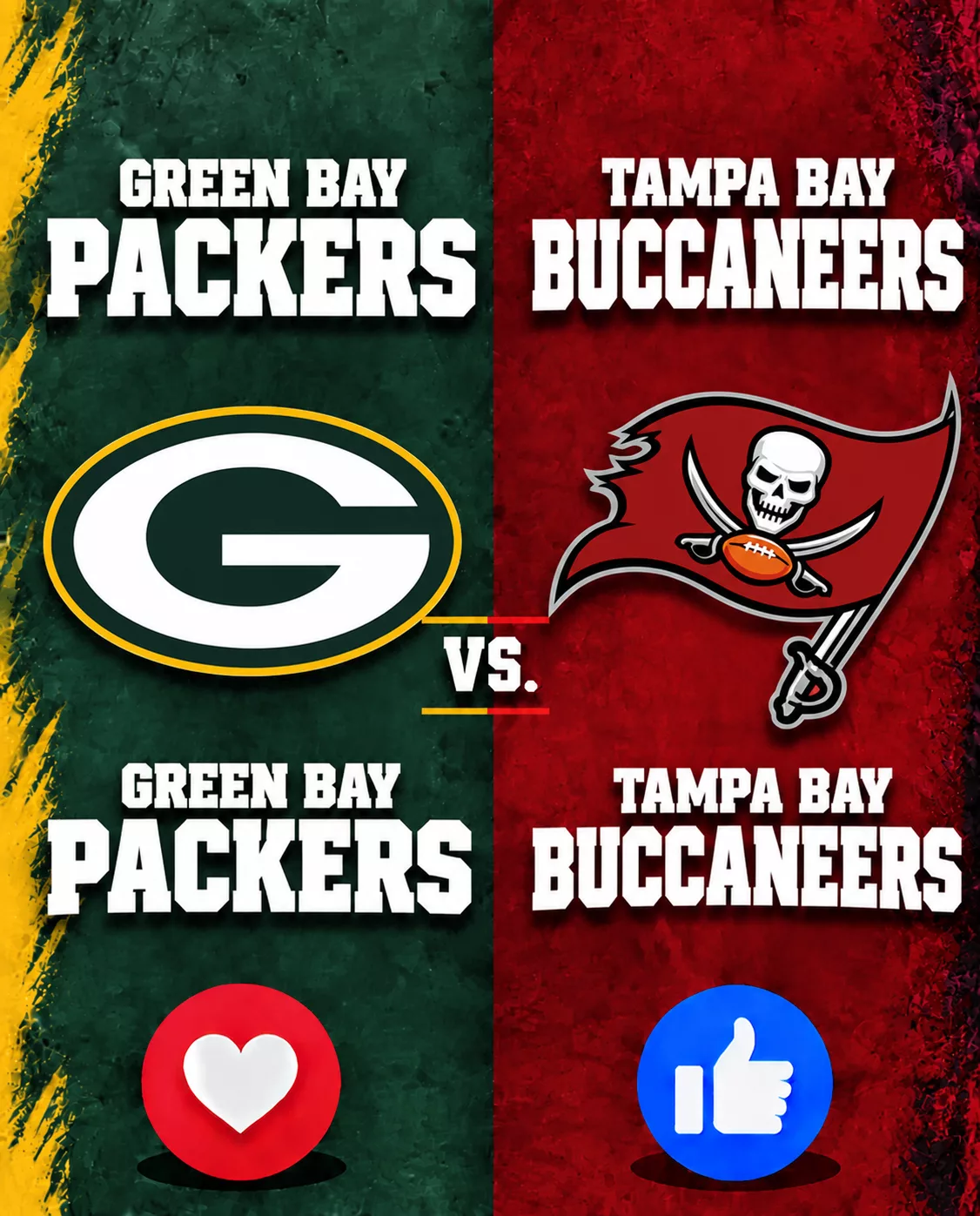 Cover Image for GAME TIME MOVED: Green Bay Packers vs. Tampa Bay Buccaneers Rescheduled — Important Info Below