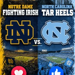 GAME TIME MOVED: Notre Dame Fighting Irish vs. North Carolina Tar Heels Rescheduled — Important Info Below