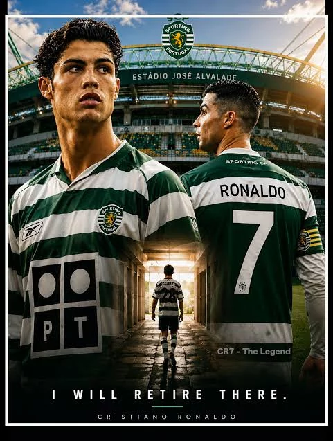 Cover Image for 💚 O ÚLTIMO CAPÍTULO DE CRISTIANO RONALDO PODERÁ SER ESCRITO ONDE TUDO COMEÇOU? Antes dos cinco prémios Ballon d’Or, das conquistas na Champions League e da fama mundial, Cristiano Ronaldo era apenas um jovem madeirense com um sonho: brilhar no futebol. Foi o Sporting CP que lhe abriu as portas e acreditou no seu talento quando ainda poucos conheciam o seu nome. Manchester, Madrid, Turim e o mundo vieram depois. Ronaldo já expressou publicamente a sua gratidão ao clube que o lançou, alimentando a esperança de um possível regresso a Lisboa antes de terminar a carreira. Imagina CR7 a vestir novamente a camisola verde e branca, desta vez para se despedir dos relvados… Seria o final mais emocionante da sua história? 👀 O último capítulo de Ronaldo deveria ser escrito no Sporting? 💚