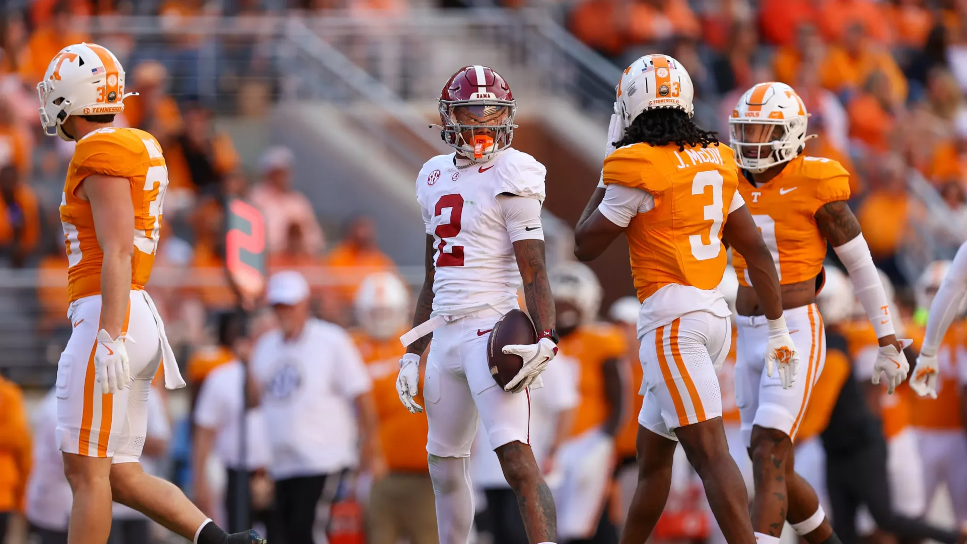 College Football 26 predicts Alabama football vs. Tennessee Volunteers