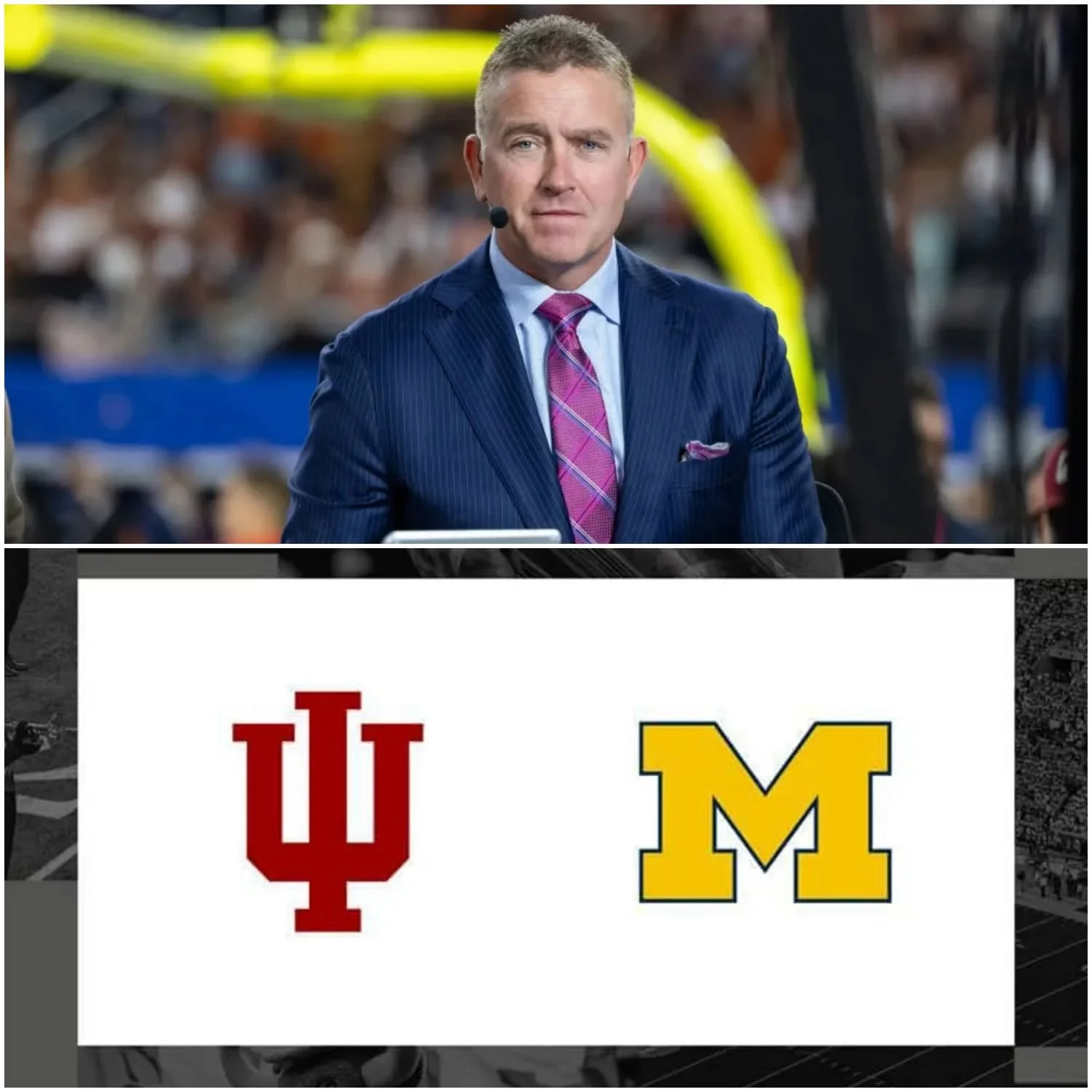 Cover Image for Kirk Herbstreit Delivers Bold Analysis and Score Prediction for High-Stakes Indiana Hoosiers vs. Michigan Wolverines Showdown…