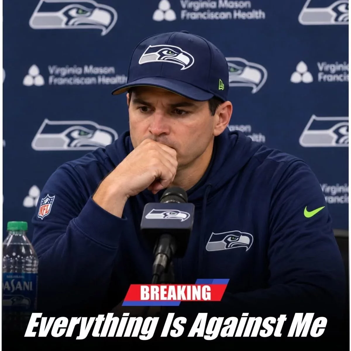 Cover Image for 🚨 “EVERYTHING IS AGAINST ME”: Seahawks Head Coach Mike Macdonald Gets Emotional as He Opens Up About the Hidden Truth Behind Roster Turmoil and the Cuts of Christian Haynes & Josiah Deguara [EXPLOSIVE REPORT]